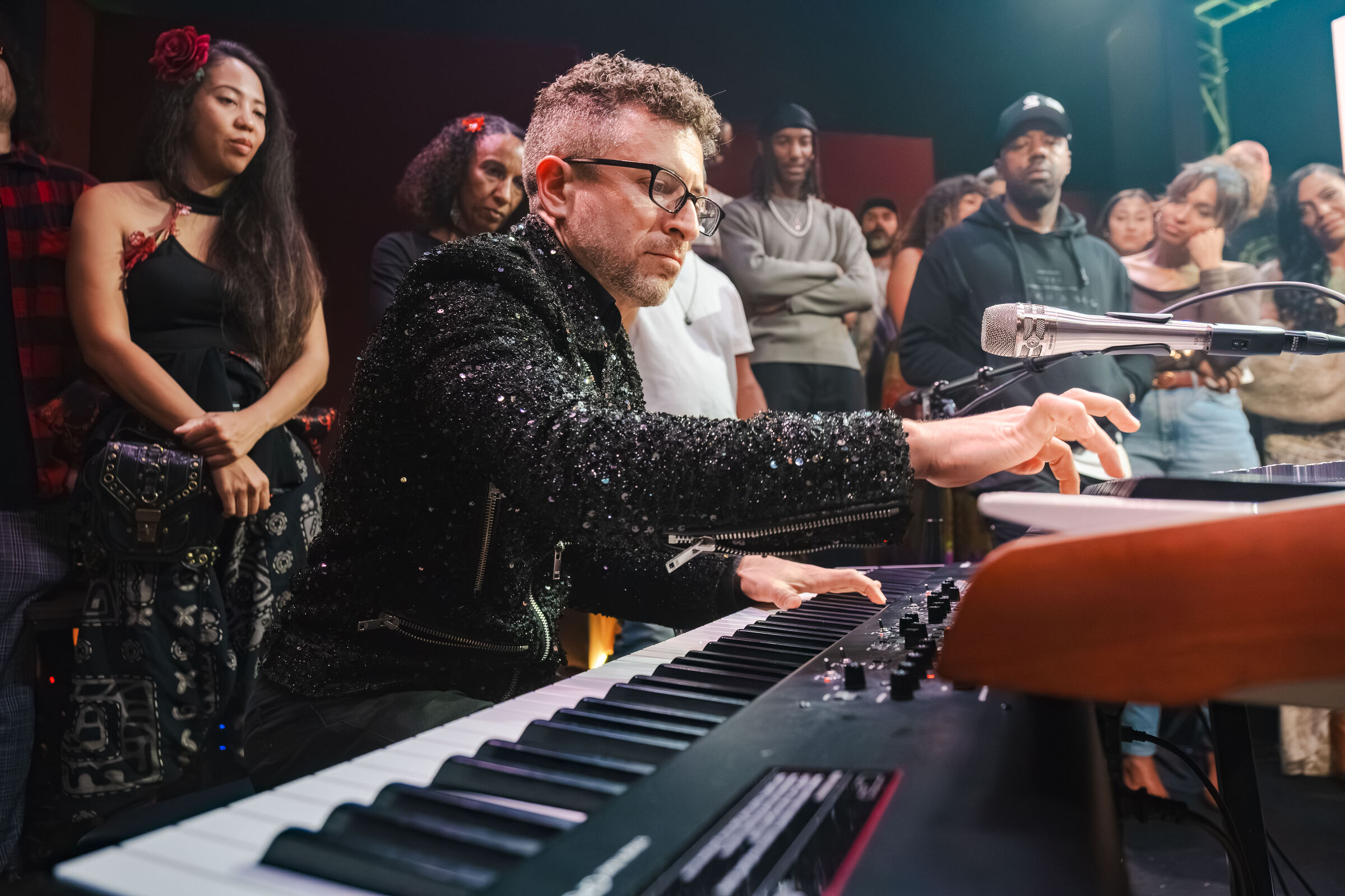 Greg Spero at the keys, live at The Recording Club